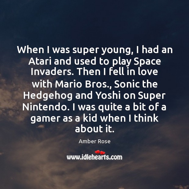 When I was super young, I had an Atari and used to Image