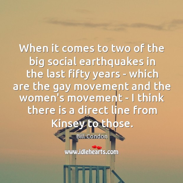 When it comes to two of the big social earthquakes in the Image