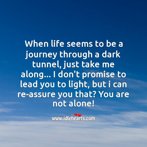 When life seems to be a journey Love Messages Image