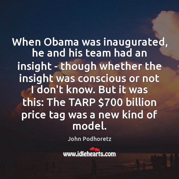 When Obama was inaugurated, he and his team had an insight – Image