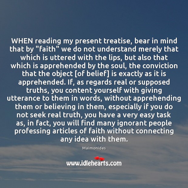 WHEN reading my present treatise, bear in mind that by “faith” we Image