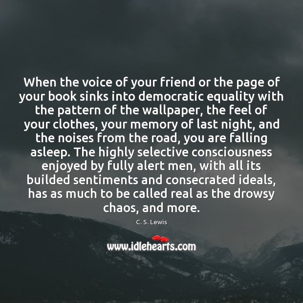 When the voice of your friend or the page of your book Image