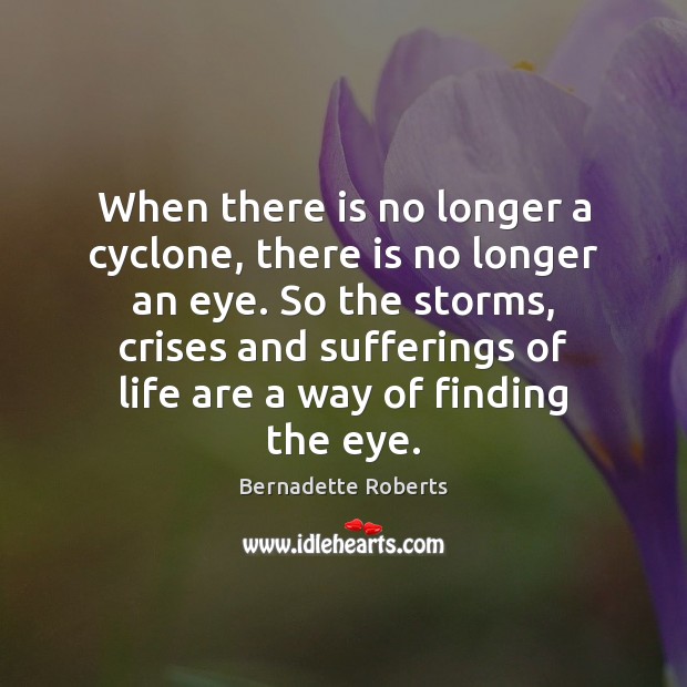 When there is no longer a cyclone, there is no longer an Image
