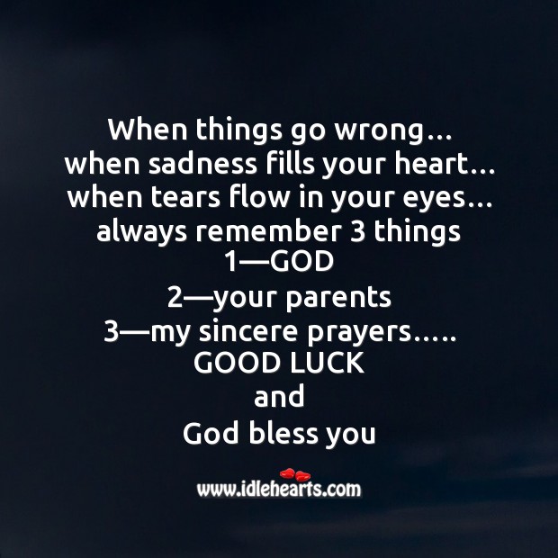 When things go wrong.. Image