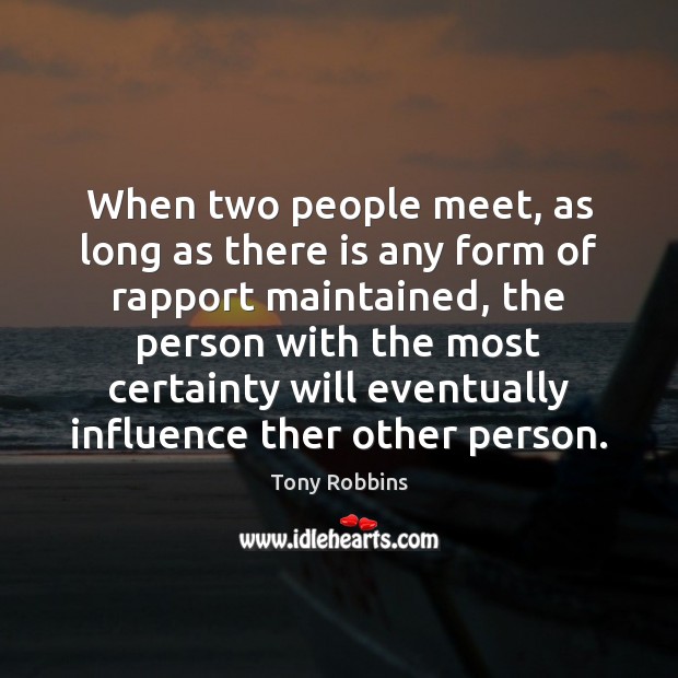 When two people meet, as long as there is any form of Image