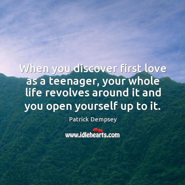 When you discover first love as a teenager, your whole life revolves Image