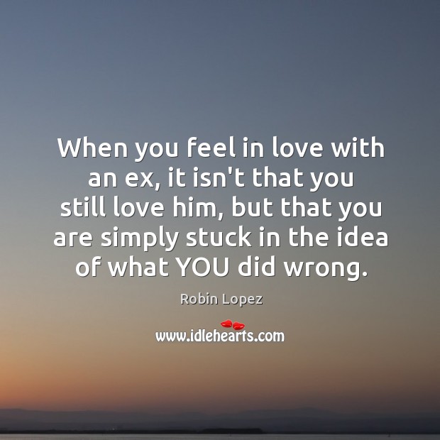 When you feel in love with an ex, it isn’t that you Image