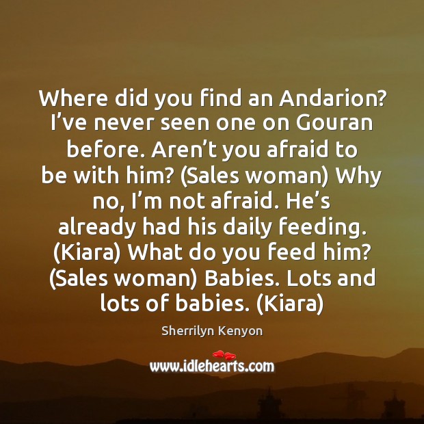 Where did you find an Andarion? I’ve never seen one on Image