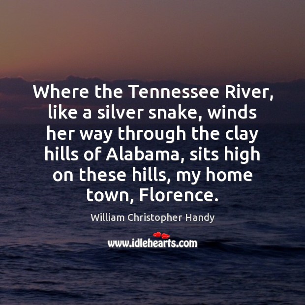 Where the Tennessee River, like a silver snake, winds her way through Image