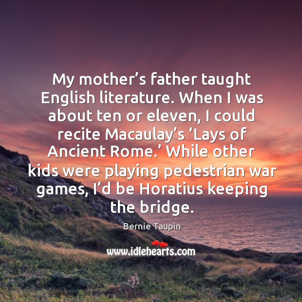 While other kids were playing pedestrian war games, I’d be horatius keeping the bridge. Image