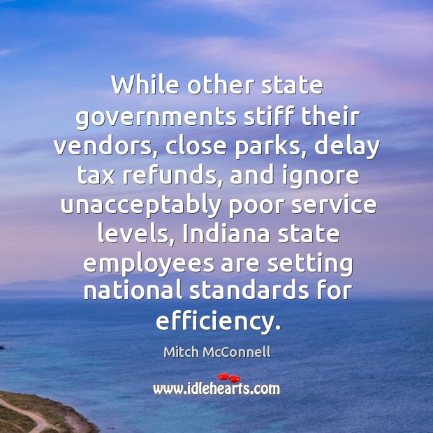 While other state governments stiff their vendors, close parks, delay tax refunds Image