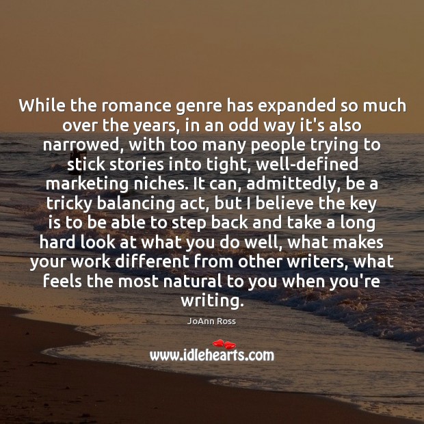 While the romance genre has expanded so much over the years, in Image