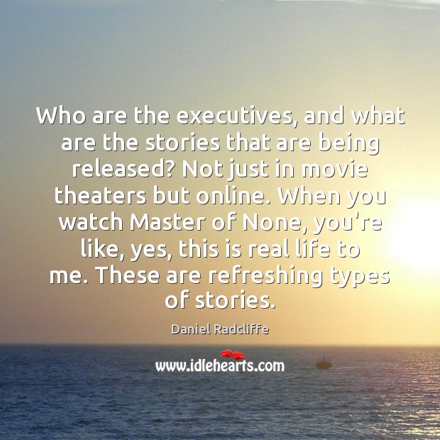 Who are the executives, and what are the stories that are being Image