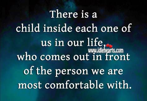 There is a child inside each one of us in our life Image
