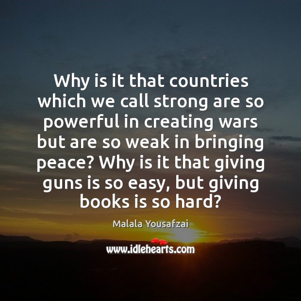 Why is it that countries which we call strong are so powerful Image