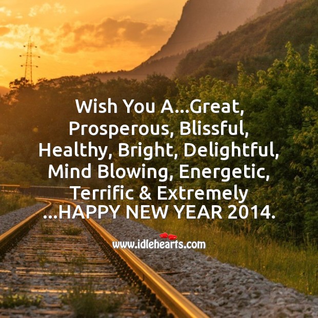 Wish you a…great, prosperous Happy New Year Messages Image