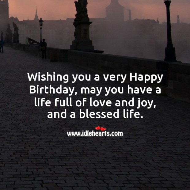 Wishing you a very happy birthday Image