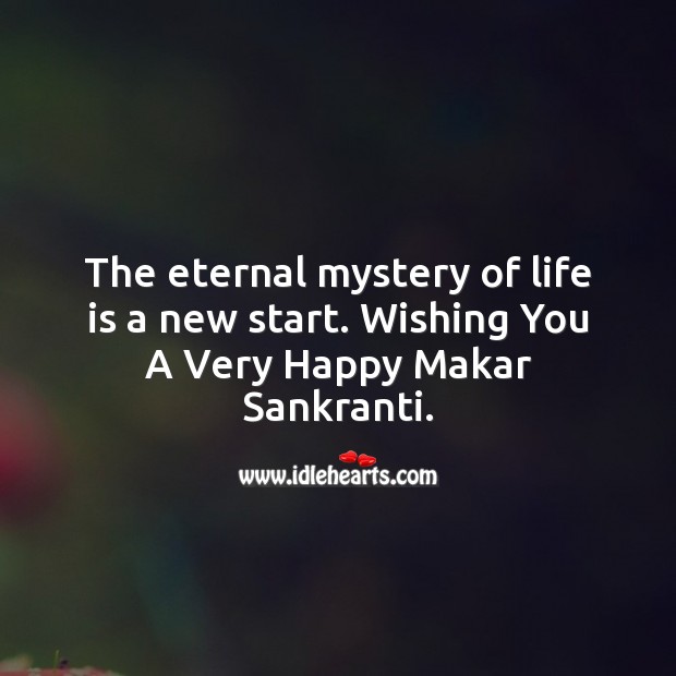 Wishing You A Very Happy Makar Sankranti. Life Quotes Image