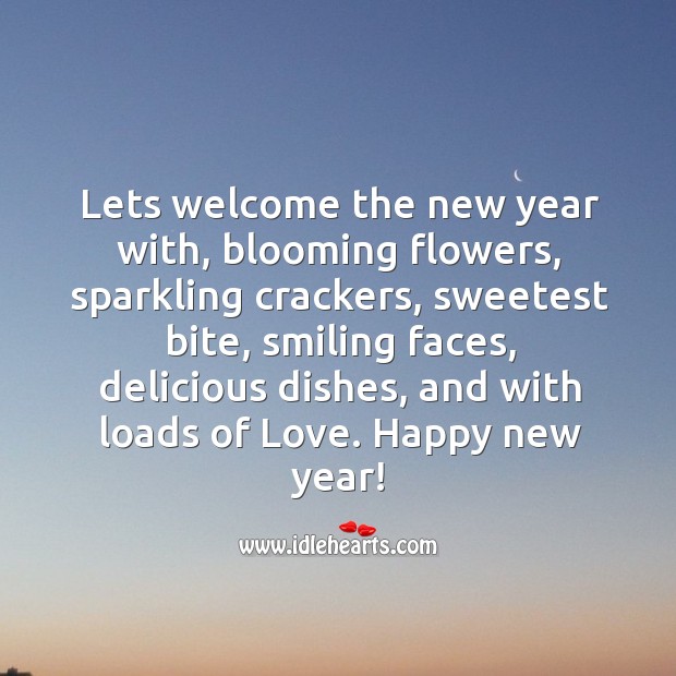 Wishing you a very happy new year! Image