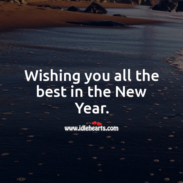Wishing you all the best in the New Year. Holiday Messages Image