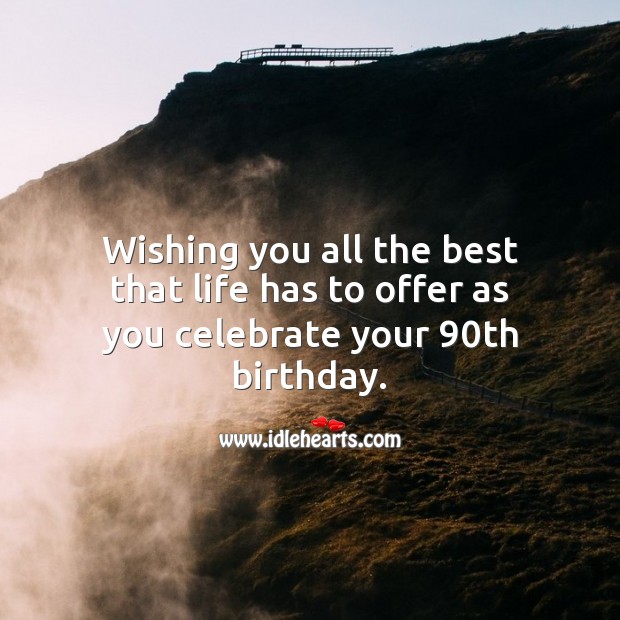 Wishing you all the best that life has to offer as you. Celebrate Quotes Image