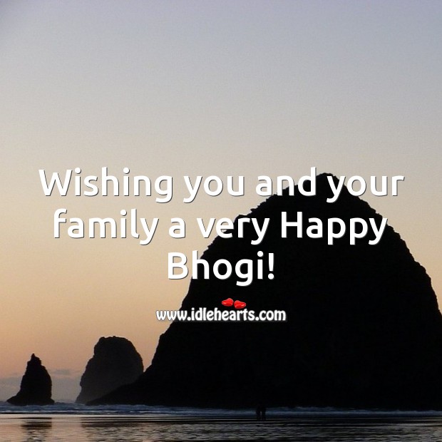 Wishing you and your family a very Happy Bhogi! Wishing You Messages Image