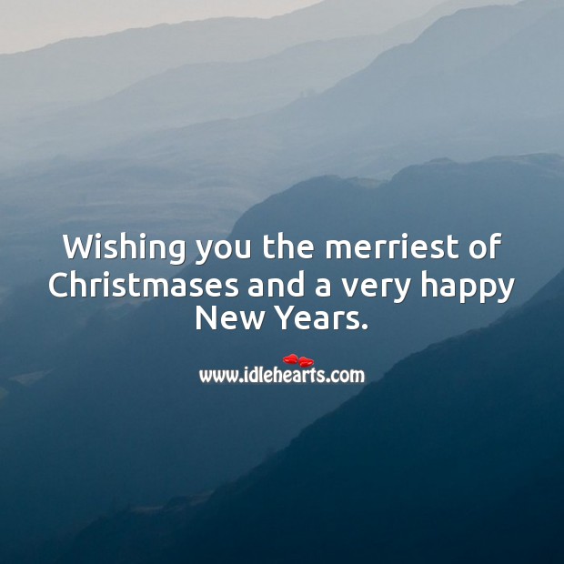 Wishing you the merriest of Christmas Wishing You Messages Image