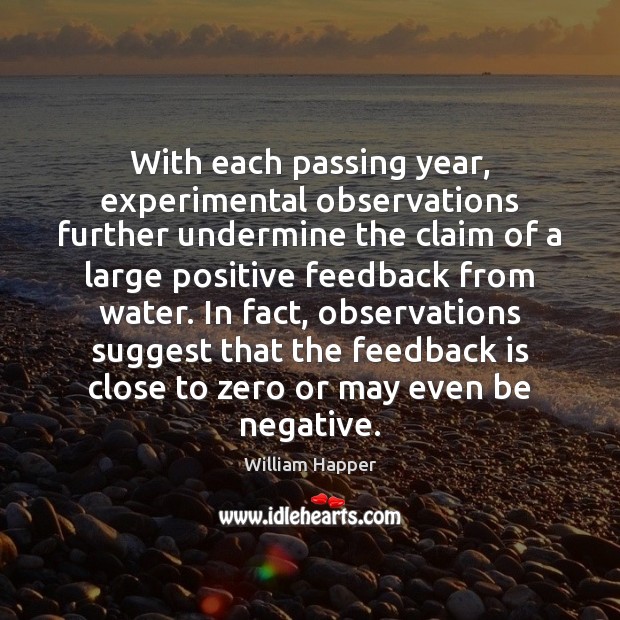 With each passing year, experimental observations further undermine the claim of a William Happer Picture Quote