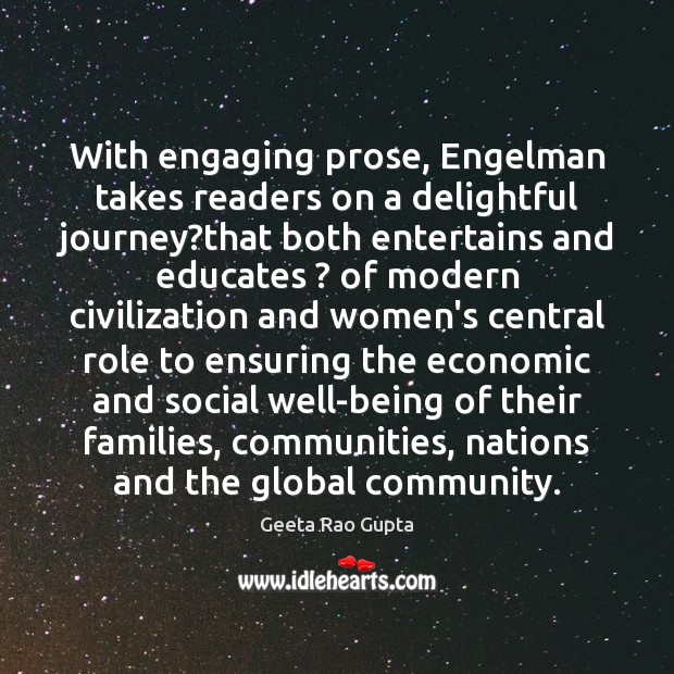 With engaging prose, Engelman takes readers on a delightful journey?that both Image