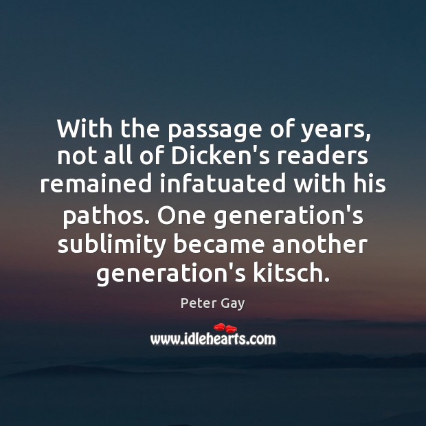 With the passage of years, not all of Dicken’s readers remained infatuated Image