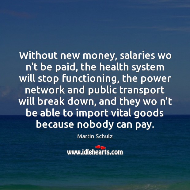 Without new money, salaries wo n’t be paid, the health system will Image
