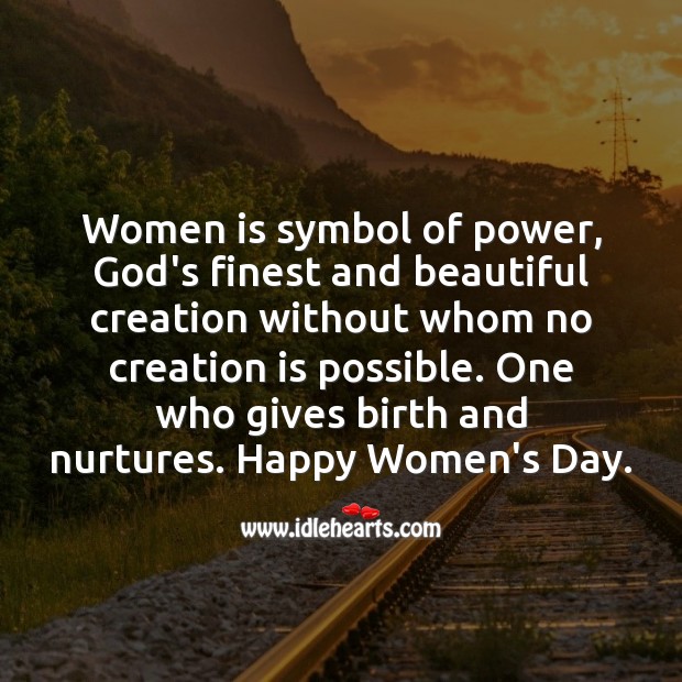 Women is symbol of power. Mother’s Day Messages Image