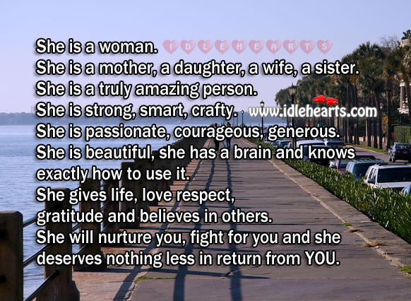 Women you are strong and beautiful Image
