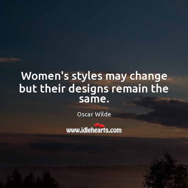 Women’s styles may change but their designs remain the same. Image
