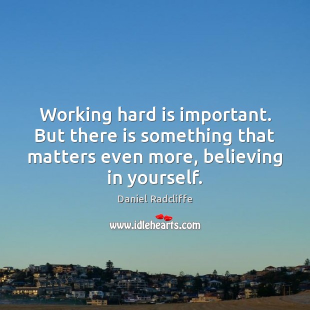 Working hard is important. But there is something that matters even more, Image