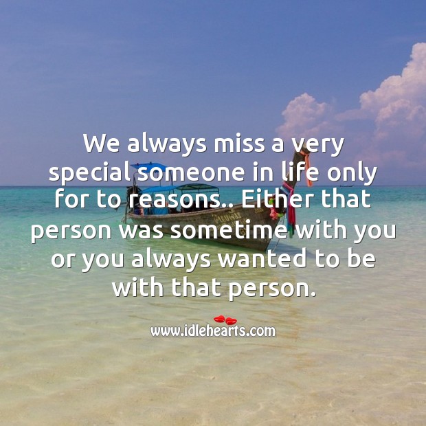 You always wanted to be with that person Love Messages Image