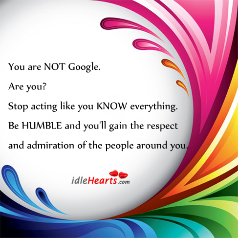 You are not google. Are you? People Quotes Image