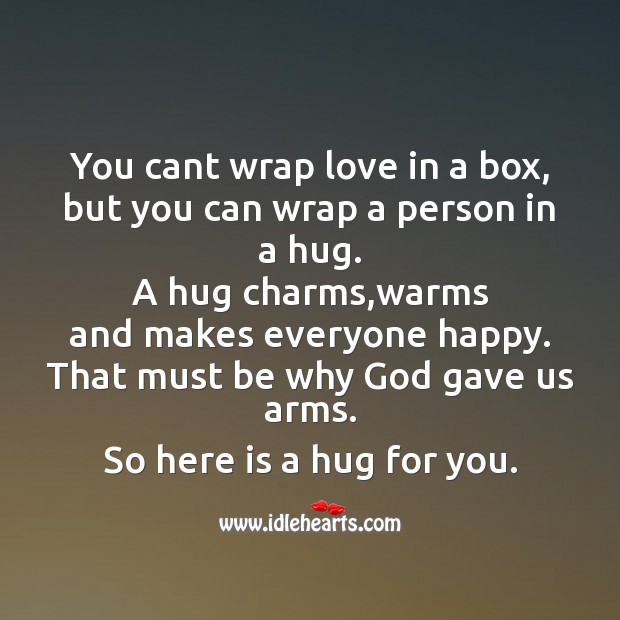 You can’t wrap love in a box Image