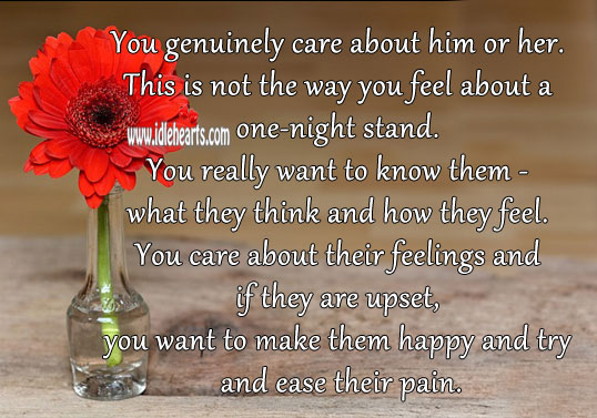 Care about their feelings and if they are upset, make them happy. Relationship Advice Image
