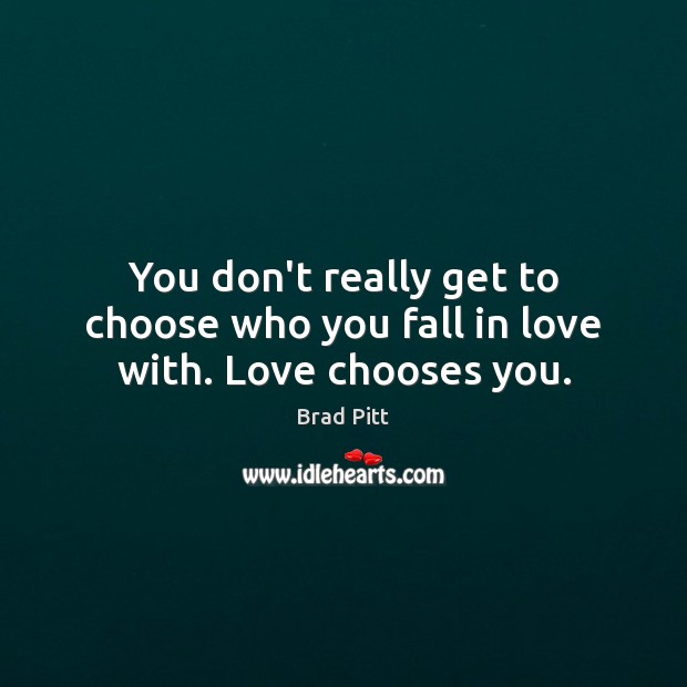 You don’t really get to choose who you fall in love with. Love chooses you. Image