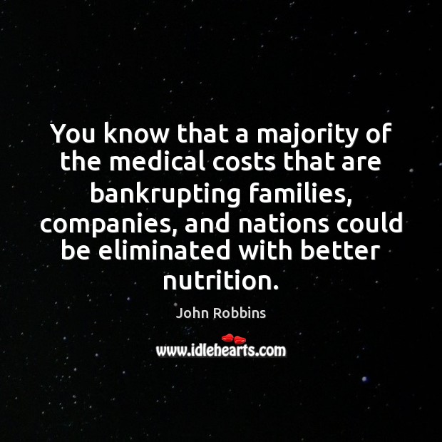 You know that a majority of the medical costs that are bankrupting Medical Quotes Image