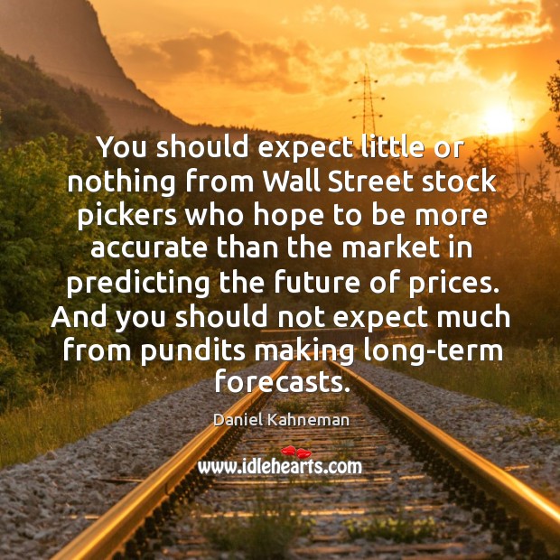 You should expect little or nothing from Wall Street stock pickers who Image