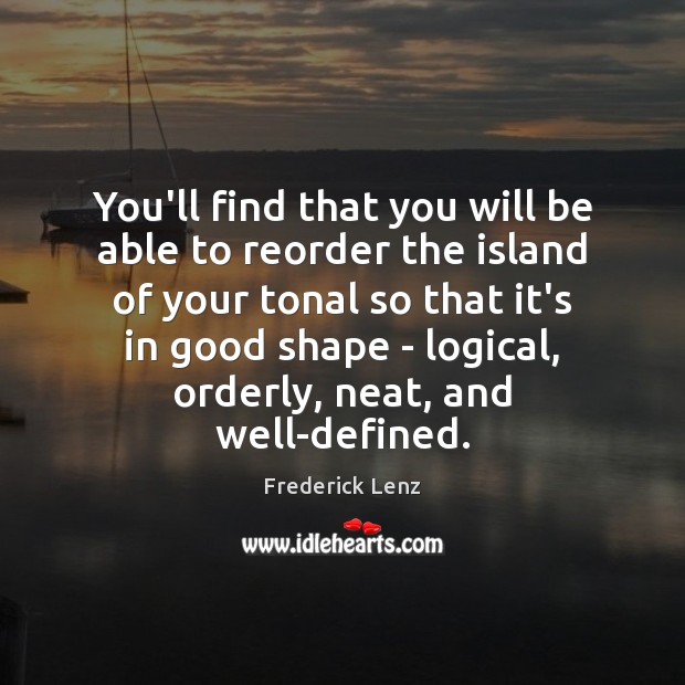 You’ll find that you will be able to reorder the island of Image