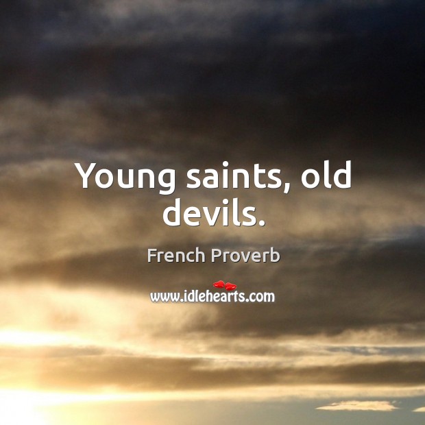 Young saints, old devils. Image