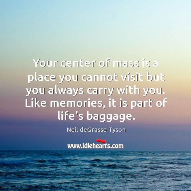Your center of mass is a place you cannot visit but you Image