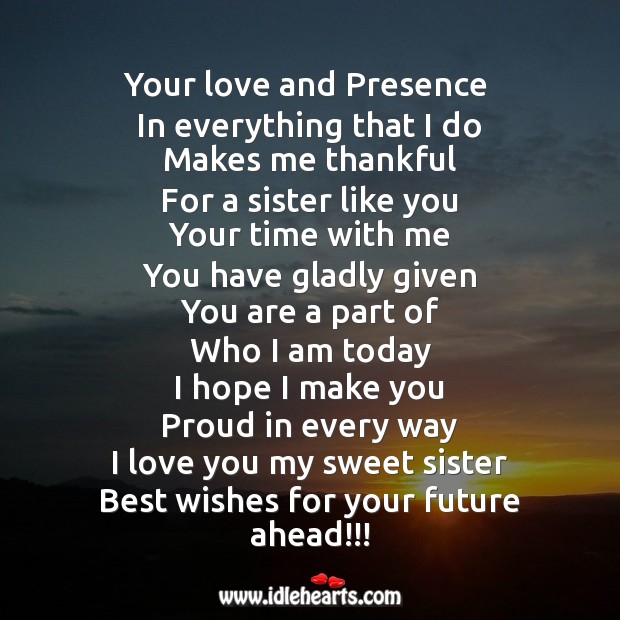 Your love and presence in everything that I do makes me I Love You Quotes Image