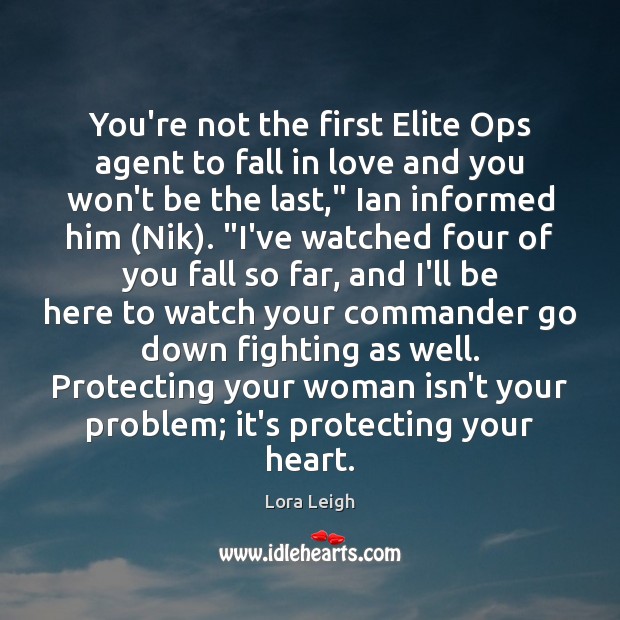 You’re not the first Elite Ops agent to fall in love and Image