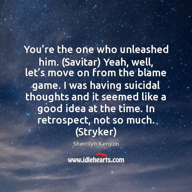 You’re the one who unleashed him. (Savitar) Yeah, well, let’s Image