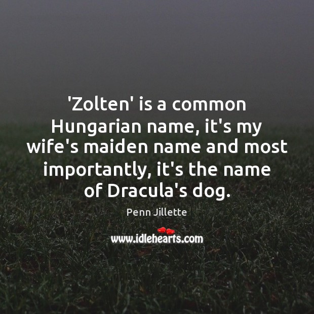 ‘Zolten’ is a common Hungarian name, it’s my wife’s maiden name and Image
